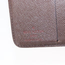 LOUIS VUITTON Damier Ebene Compact Zip Wallet N61668 LV Auth 163998-16