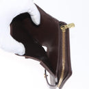 LOUIS VUITTON Damier Ebene Compact Zip Wallet N61668 LV Auth 163998-17