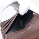 LOUIS VUITTON Damier Ebene Compact Zip Wallet N61668 LV Auth 163998-18