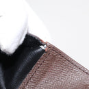 LOUIS VUITTON Damier Ebene Compact Zip Wallet N61668 LV Auth 163998-19