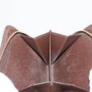 LOUIS VUITTON Damier Ebene Compact Zip Wallet N61668 LV Auth 163998-22