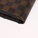 LOUIS VUITTON Damier Ebene Portefeuille International Wallet N61217 Auth 163999-16