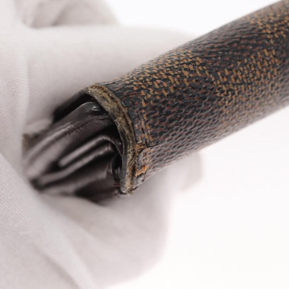 LOUIS VUITTON Damier Ebene Portefeuille International Wallet N61217 Auth 163999