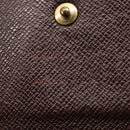 LOUIS VUITTON Damier Ebene Portefeuille International Wallet N61217 Auth 163999-19