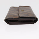LOUIS VUITTON Damier Ebene Portefeuille International Wallet N61217 Auth 163999-3