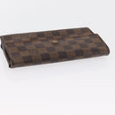 LOUIS VUITTON Damier Ebene Portefeuille International Wallet N61217 Auth 163999-5