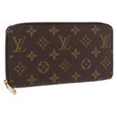 LOUIS VUITTON Monogram Zippy Wallet Long Wallet M42616 LV Auth 164001V-1