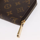 LOUIS VUITTON Monogram Zippy Wallet Long Wallet M42616 LV Auth 164001V-16