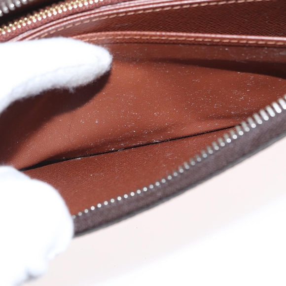 LOUIS VUITTON Monogram Zippy Wallet Long Wallet M42616 LV Auth 164001V