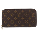 LOUIS VUITTON Monogram Zippy Wallet Long Wallet M42616 LV Auth 164001V-13