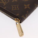 LOUIS VUITTON Monogram Zippy Wallet Long Wallet M42616 LV Auth 164001V-7