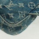 LOUIS VUITTON Monogram Denim Bum Bag Body Bag Blue M95347 LV Auth 164002SAV-16