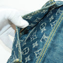 LOUIS VUITTON Monogram Denim Bum Bag Body Bag Blue M95347 LV Auth 164002SAV-19