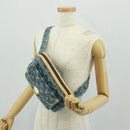 LOUIS VUITTON Monogram Denim Bum Bag Body Bag Blue M95347 LV Auth 164002SAV-26