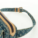 LOUIS VUITTON Monogram Denim Bum Bag Body Bag Blue M95347 LV Auth 164002SAV-9