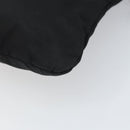 PRADA Shoulder Bag Nylon Black Silver Auth 164007-17
