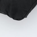 PRADA Shoulder Bag Nylon Black Silver Auth 164007-18