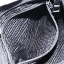 PRADA Shoulder Bag Nylon Black Silver Auth 164007-26