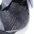 PRADA Shoulder Bag Nylon Black Silver Auth 164007-27