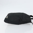 PRADA Shoulder Bag Nylon Black Silver Auth 164007-3