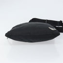 PRADA Shoulder Bag Nylon Black Silver Auth 164007-5