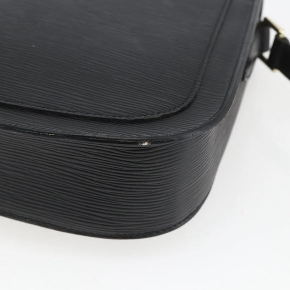 LOUIS VUITTON Epi Saint Cloud GM Shoulder Bag Black Noir M52192 LV Auth 164012