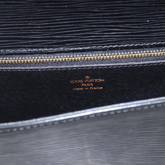 LOUIS VUITTON Epi Saint Cloud GM Umhängetasche Schwarz Noir M52192 LV Auth 164012