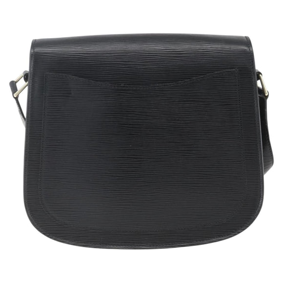 LOUIS VUITTON Epi Saint Cloud GM Umhängetasche Schwarz Noir M52192 LV Auth 164012
