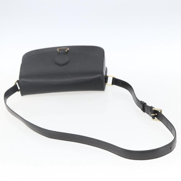 LOUIS VUITTON Epi Saint Cloud GM Shoulder Bag Black Noir M52192 LV Auth 164012