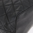 CHANEL Chain Shoulder Bag Patent leather Black Gold CC Auth 164017-13