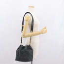 CHANEL Chain Shoulder Bag Patent leather Black Gold CC Auth 164017-25