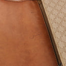 CELINE Macadam Canvas Shoulder Bag PVC Beige Gold Auth 164019-9