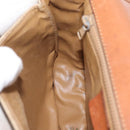 CELINE Macadam Canvas Shoulder Bag PVC Beige Gold Auth 164019-22