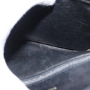 CELINE Shoulder Bag Leather Black Gold Auth 164021-21