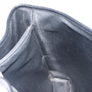 CELINE Macadam Canvas Shoulder Bag PVC Leather Black Gold Auth 164025-19