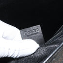 CELINE Macadam Canvas Shoulder Bag PVC Leather Black Gold Auth 164025-12