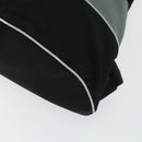 Miu Miu Backpack Canvas Black Silver Auth 164027-10