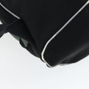 Miu Miu Backpack Canvas Black Silver Auth 164027-17