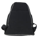 Miu Miu Backpack Canvas Black Silver Auth 164027-2