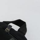 Miu Miu Backpack Canvas Black Silver Auth 164027-14