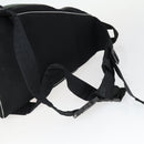 Miu Miu Backpack Canvas Black Silver Auth 164027-8