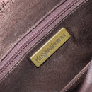 SAINT LAURENT Hand Bag Leather Brown Auth 164029-11