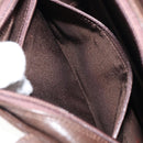 SAINT LAURENT Hand Bag Leather Brown Auth 164029-20