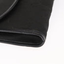 Christian Dior Honeycomb Canvas Chain Shoulder Bag Black Gold Auth 164031-10