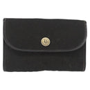 Christian Dior Honeycomb Canvas Chain Shoulder Bag Black Gold Auth 164031-2
