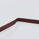 CARTIER Must Line Shoulder Bag Leather Bordeaux Gold Auth 164033-8