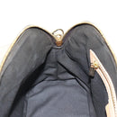 CELINE Macadam Canvas Hand Bag PVC Leather Brown Gold Auth 164047V-22