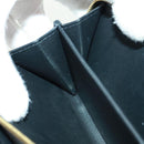 LOUIS VUITTON Lamb Leather Portefeuille Lou Wallet Black M81599 Auth 164048SAM-18