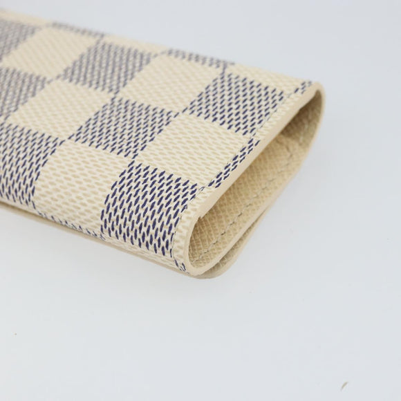 LOUIS VUITTON Damier Azur Multicles 4 Schlüsseletui N60020 LV Auth 164049V
