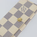 LOUIS VUITTON Damier Azur Multicles 4 Schlüsseletui N60020 LV Auth 164049V-18